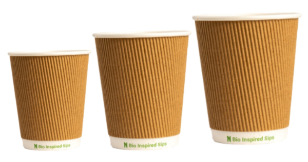 Novogreen Ripple Wall Paper Cups